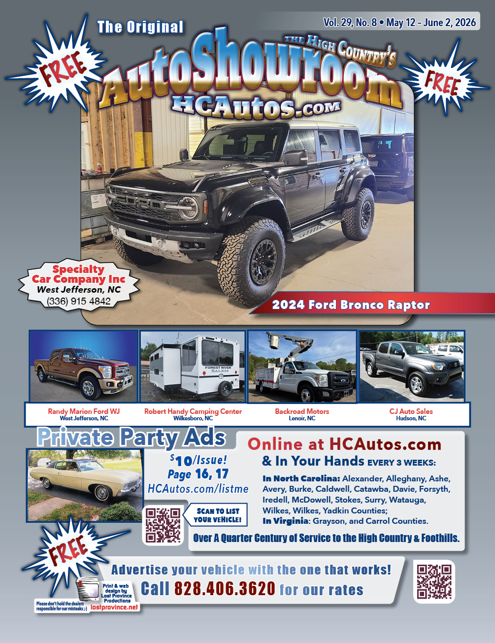 HCAutos used cars, used trucks, used motorcycles in Northwestern North Carolina, Eastern Tennessee and Southwestern Virginia.